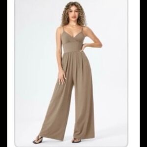 Cider Chic Brown Jumpsuit